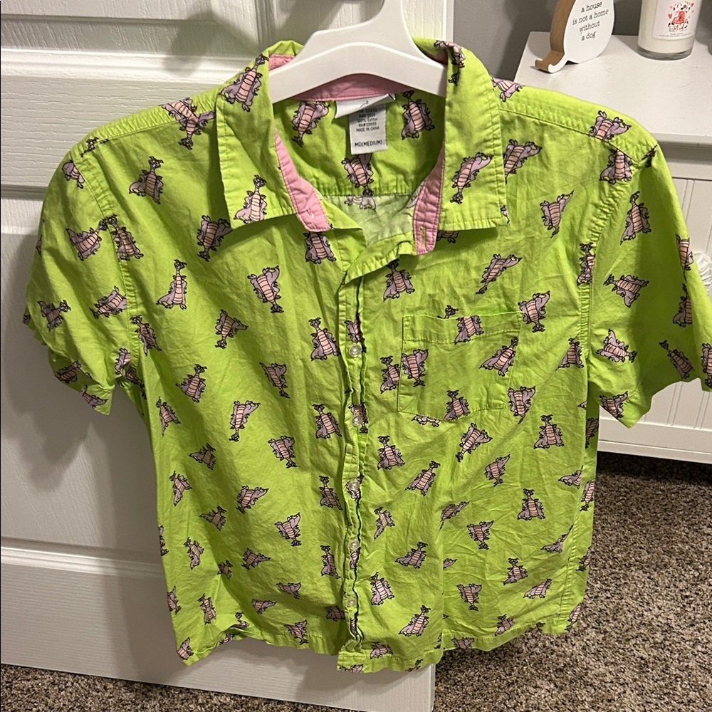 Disney size medium men’s Figment bottom down shirt